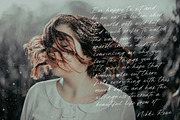 Glitter. Festive font with sparks, a Script Font by AnMark (Thumbnail 10 of 17)
