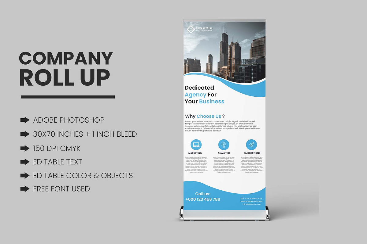Business Roll-Up Banner, a Flyer Template by nandinigraphics (Photo 3 of 4)