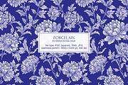 Porcelain Delicate Floral Pattern, a Pattern Graphic by Mariia Kovalchuk (Thumbnail 2 of 14)