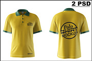 Polo T-shirt Mockup, a Shirt Mockup by mockupbuys (Thumbnail 1 of 6)