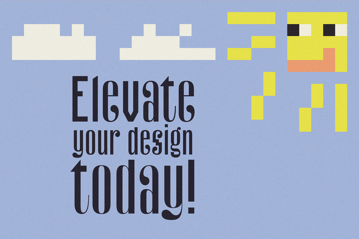 Pixel Teardrop - Display Font, a Sans Serif Font by Suolahti Type (Photo 9 of 9)