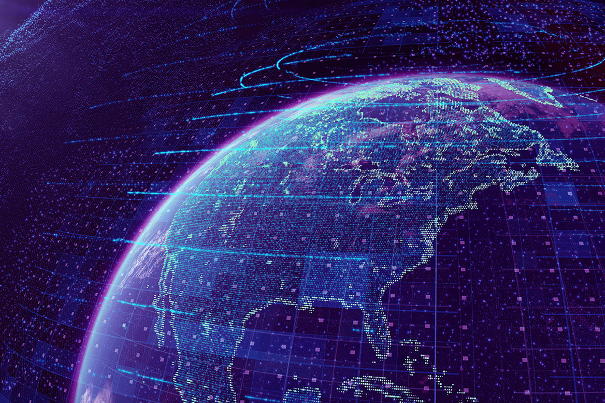 20 Big Data Abstract Backgrounds, a Technology Illustration by Handmadefont (Photo 14 of 19)