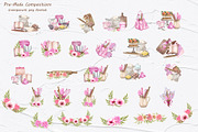Home Bakery Watercolor Set, a Food Illustration by BarvArt (Thumbnail 11 of 15)