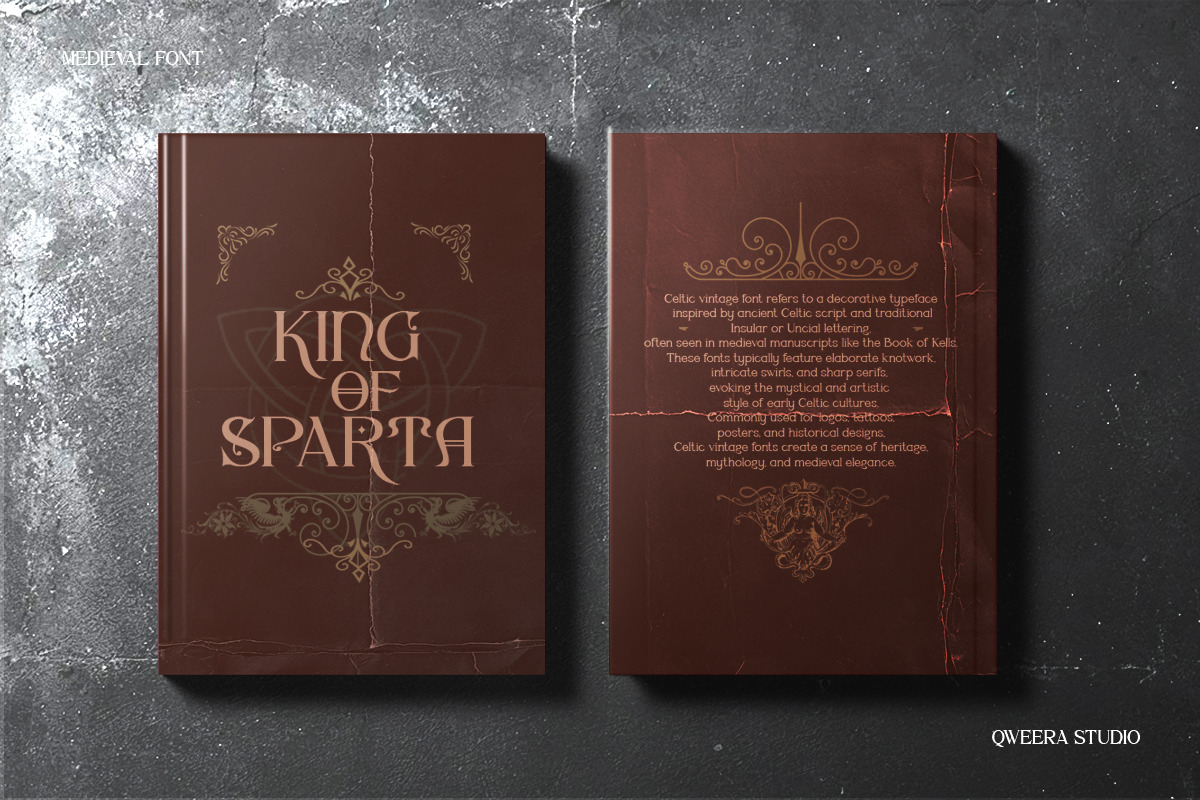 Areus - Celtic Display Font, a Serif Font by Qweera Studio (Photo 8 of 12)