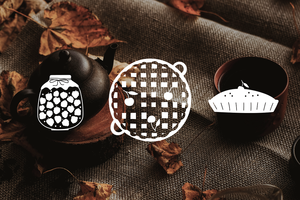 Cozy Autumn | Vector Stickers Pack, an Object Illustration by Nutalin Art (Photo 10 of 16)