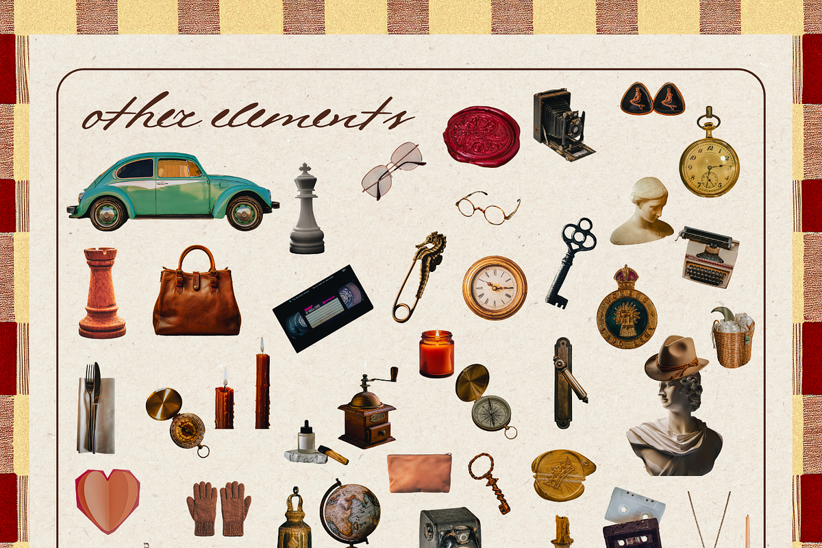 Autumn Academia - Vintage Clipart, an Object Graphic by JulsIst (Photo 8 of 10)