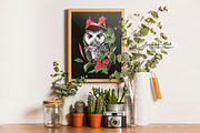 Lovely Owl, an Illustration by Leonaa art (Thumbnail 2 of 7)