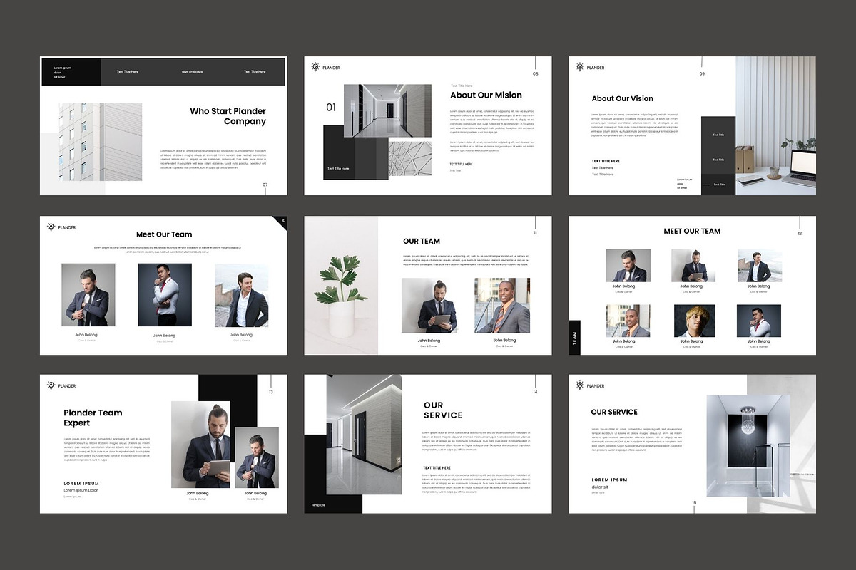 PLANDER  Minimal Keynote Template, a Presentation Template by Rizki Herdian (Photo 3 of 5)
