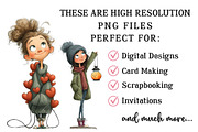 Quirky Valentine Girl Clipart, an Illustration by OK Design (Thumbnail 5 of 6)