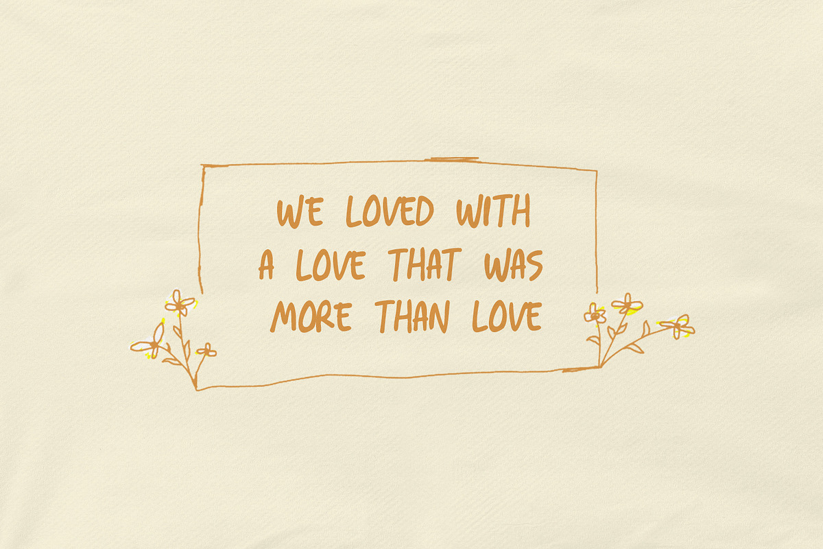 Cenraid Overfive Cool Handmade Font, a Handwritten Font by Maulana Creative (Photo 2 of 7)