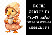 Funny Coffee Mug And Animal PNG, an Illustration by Designking (Thumbnail 4 of 5)