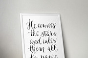 Modern Calligraphy Nursery Art, a Decorative Illustration by Irina Vascovet (Thumbnail 1 of 2)