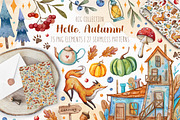 Autumn collection | 102 elements, an Animal Illustration by Aquarellka (Thumbnail 1 of 8)