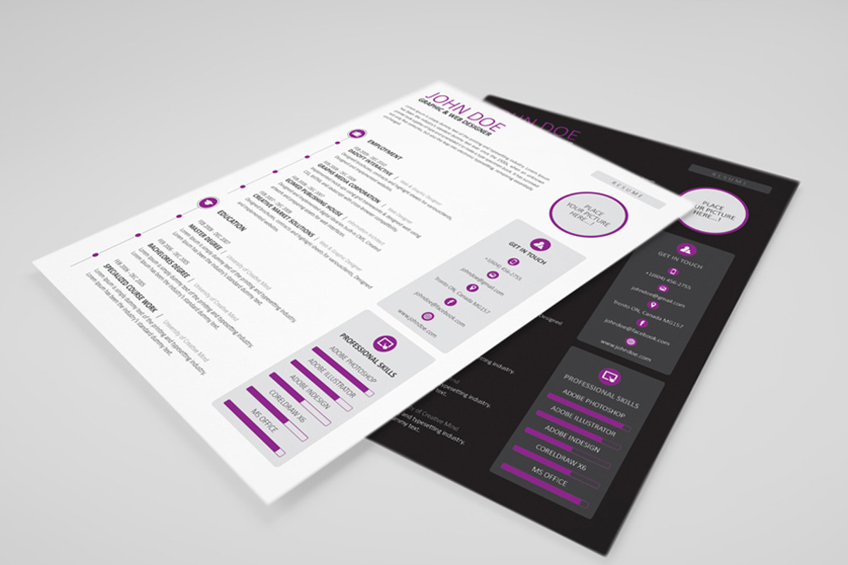 Clean Resume / CV, a Resume Template by RQ Designs (Photo 11 of 13)