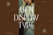 VEN - Display Typeface, a Font by Dat Do (Thumbnail 1 of 25)