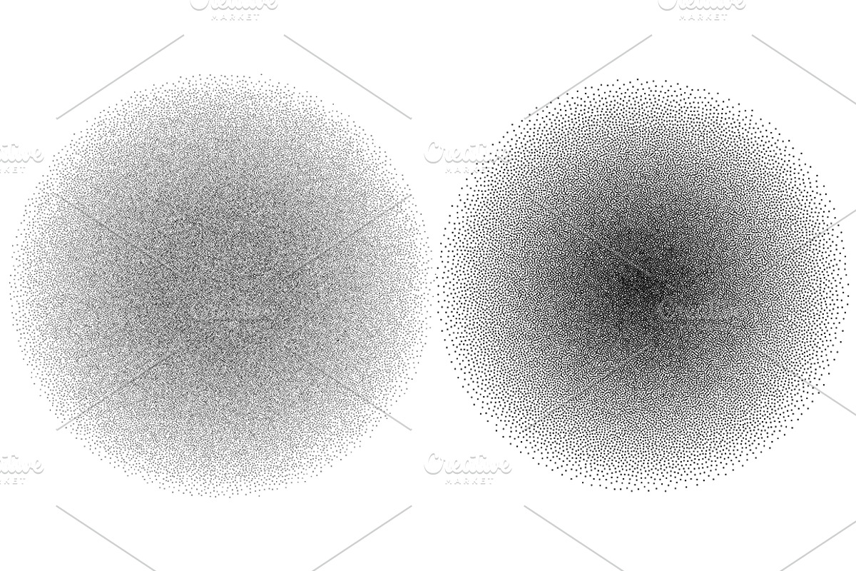 Halftone collection., a Texture Graphic by xgart (Photo 3 of 9)