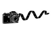 Vintage Camera Film Silhouette, an Object Illustration by yasushie (Thumbnail 6 of 31)