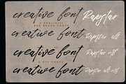Rapstar Brush & SVG Font, a Script Font by Cruzine (Thumbnail 3 of 13)