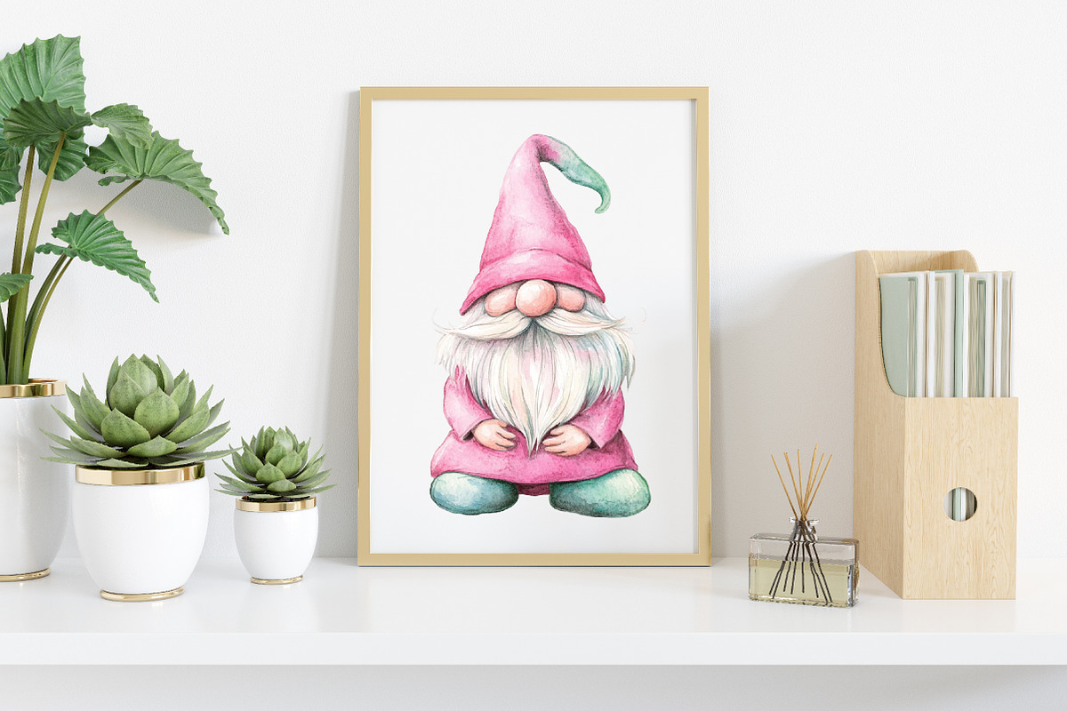 Watercolor Mint & Pink Christmas, an Illustration by Canvas Craft (Photo 4 of 7)