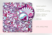 Seamless pattern of Italian pasta 4, a Pattern Graphic by Yummy (Thumbnail 2 of 7)