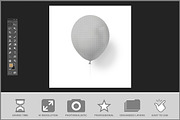 Party Balloon Mockup, a Product Mockup by Bruno's Shop (Thumbnail 2 of 3)