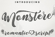 Monstere Script | Sketch Style, a Script Font by Royaltype (Thumbnail 1 of 11)