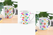 cartoon cute space set + patterns, a Pattern Graphic by ChubbyBunny Art (Thumbnail 6 of 12)