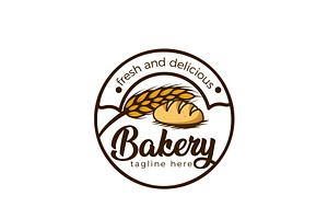 Bakery Shop Logo Design, a Branding & Logo Template by AlvinStd
