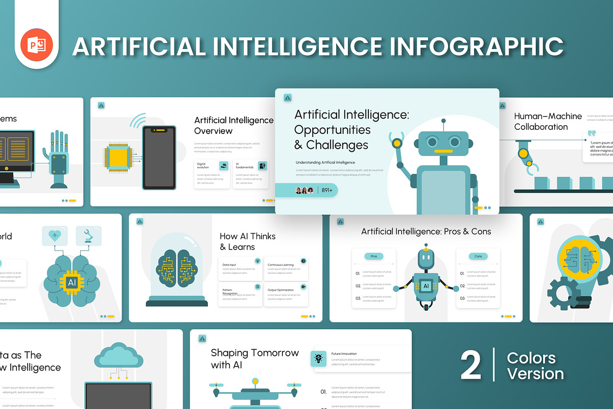 Artificial Intelligence PowerPoint, a Presentation Template by Antstheme (Photo 1 of 4)