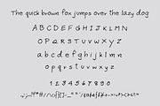 Apirak Handwriting Typeface, a Handwritten Font by PARAMAJAN (Thumbnail 6 of 7)