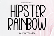 Hipster Rainbow, a Serif Font by InermediaSTUDIO (Thumbnail 1 of 7)