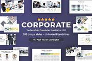 Corporate PowerPoint Template, a Presentation Template by GraphicStan (Thumbnail 1 of 31)
