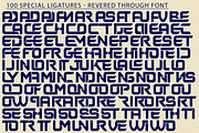 Revered Through - Sport Font, a Sans Serif Font by 177Studio (Thumbnail 7 of 8)