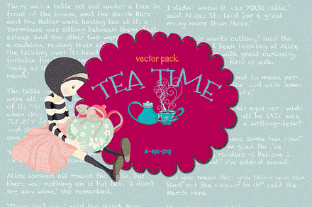 Tea Time Vector Pack