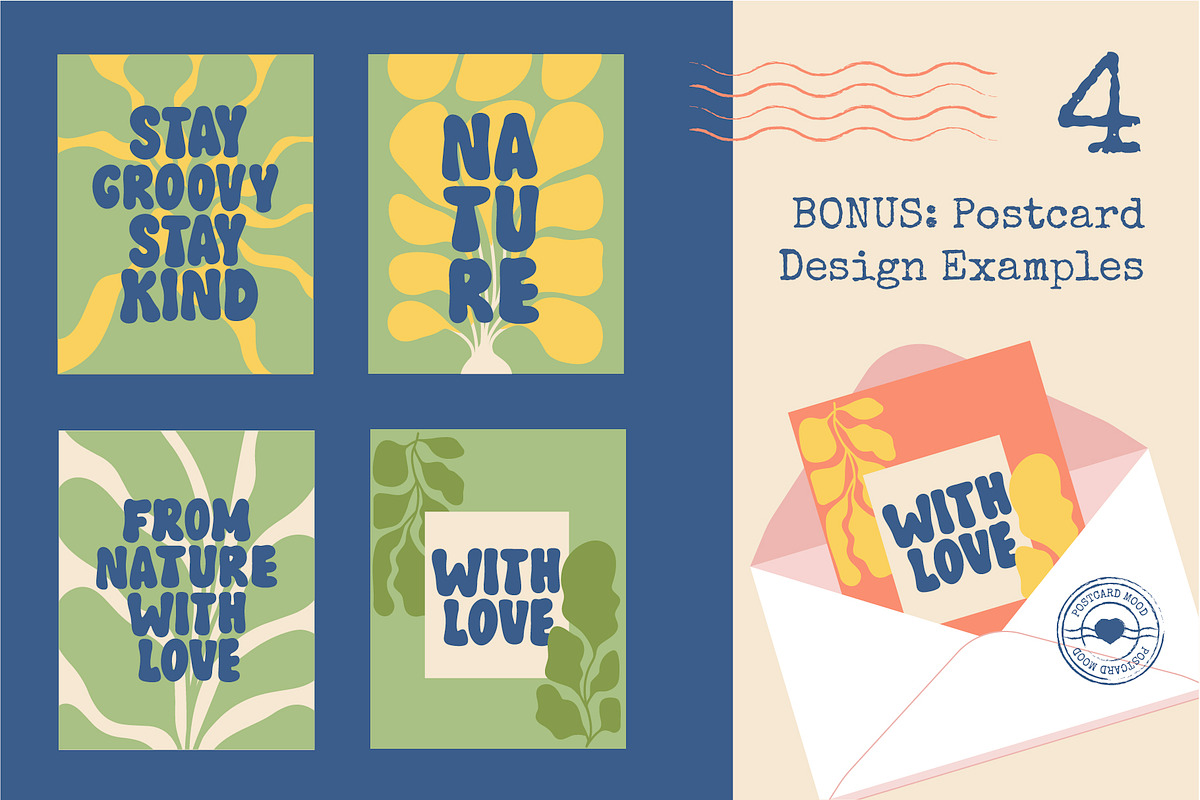 Postage Stamps and Matisse Botanical, an Object Illustration by Lettering_Logo (Photo 6 of 8)