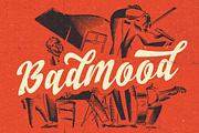Badmood, a Script Font by artimasa (Thumbnail 1 of 5)
