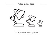 Furniture and Home Decorative Icons, an Outline Icon by Designfour (Thumbnail 7 of 7)