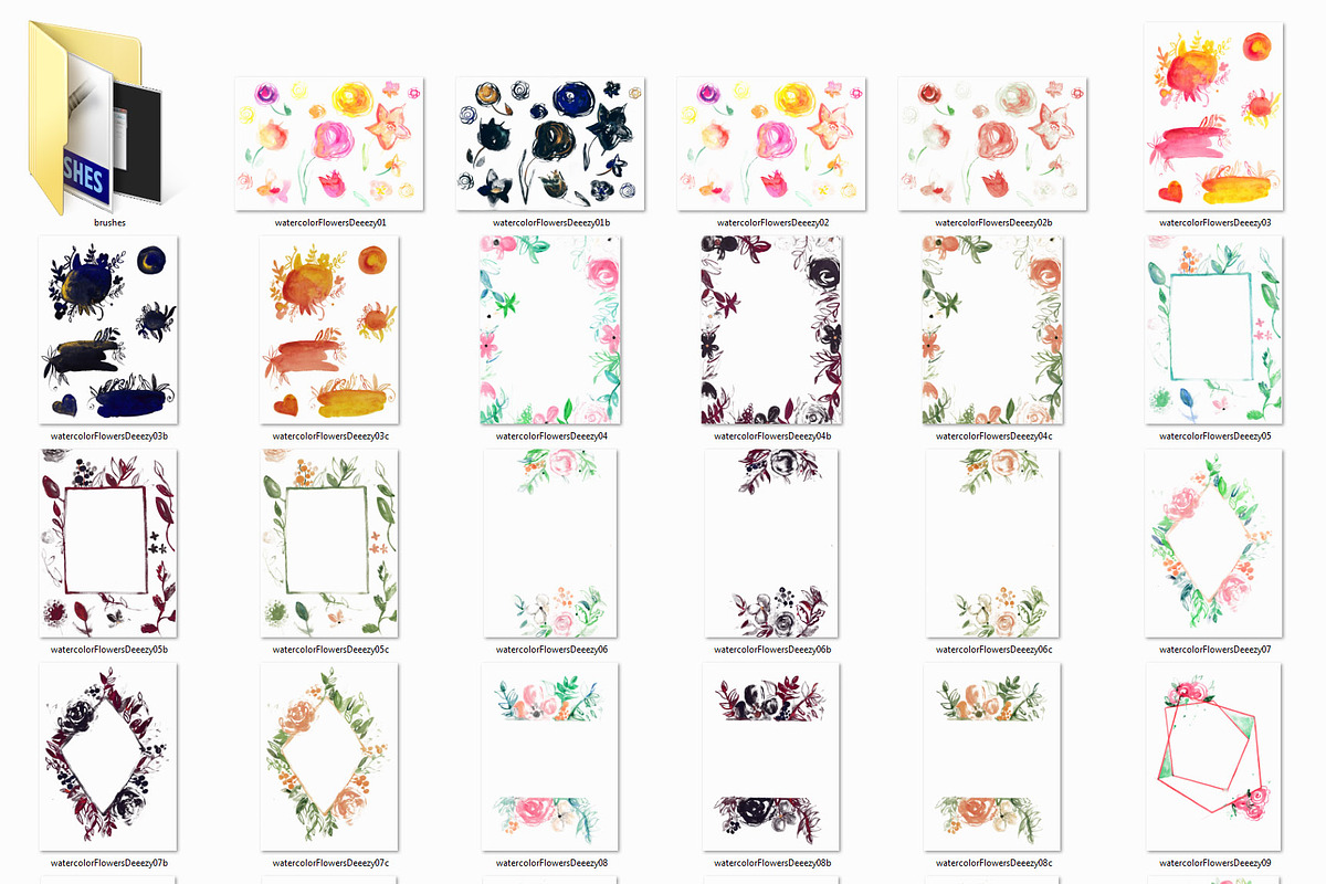 SALE The Ultimate Watercolor Creator, a Brushes & More by Cruzine (Photo 42 of 42)