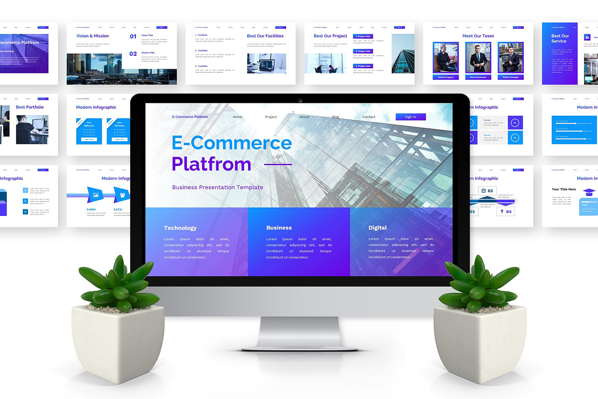 E-Commerce Platform - Business PPT preview 5