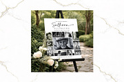 Funeral Photo Collage BW Canva FR003, a Poster Template by TyphoonStudio (Thumbnail 5 of 8)