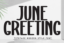 June Greeting | Script Font
