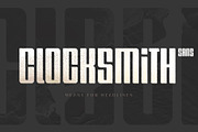 Clocksmith - Bold Display Font, a Sans Serif Font by AlienValley (Thumbnail 1 of 7)