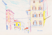 City Sketches 1, an Illustration by natsa (Thumbnail 2 of 4)