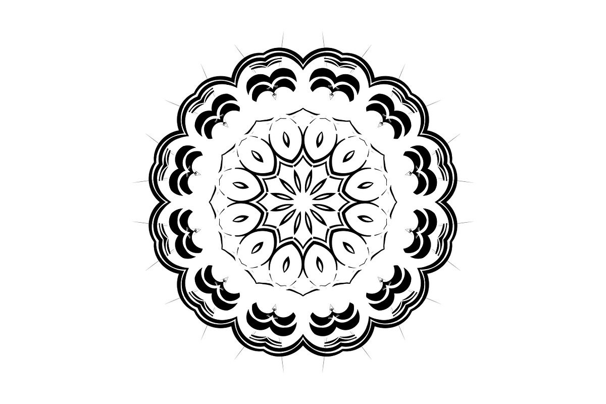 Decorative Mandala Digital Art Pack, a Decorative Illustration by NJ Himel (Photo 76 of 101)