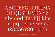 French Clover - Ligature Serif, a Serif Font by Typia Nesia (Thumbnail 2 of 13)