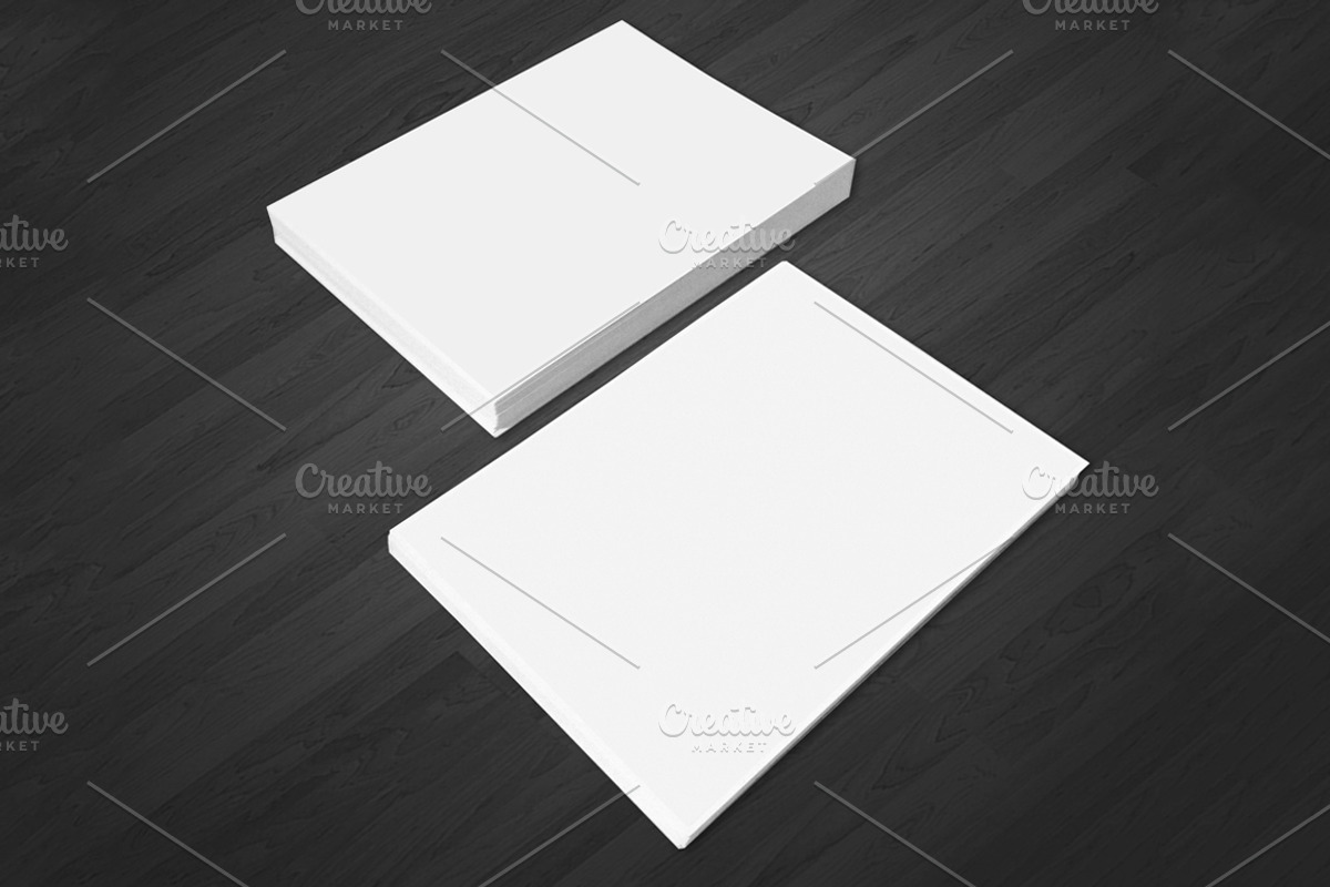 Double Flyer Mockup PSD, a Print Template by DanFreebairn (Photo 2 of 3)