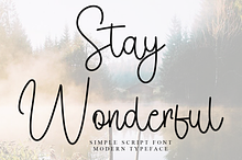 Stay Wonderful