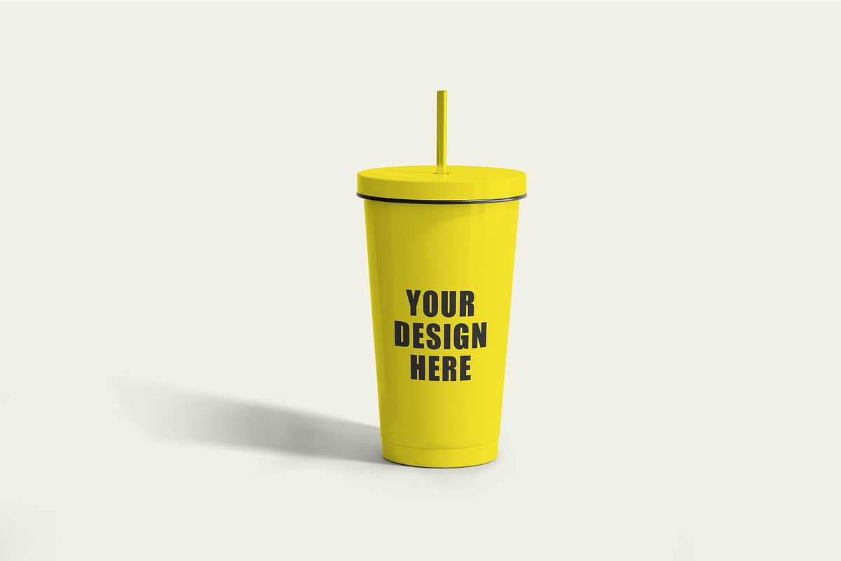 Soda Cup Mockup, a Product Mockup by PixelWink (Photo 3 of 3)