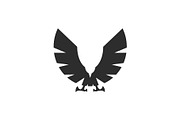 An eagle with open wings logo design, an Object Graphic by nicemorning (Thumbnail 2 of 3)