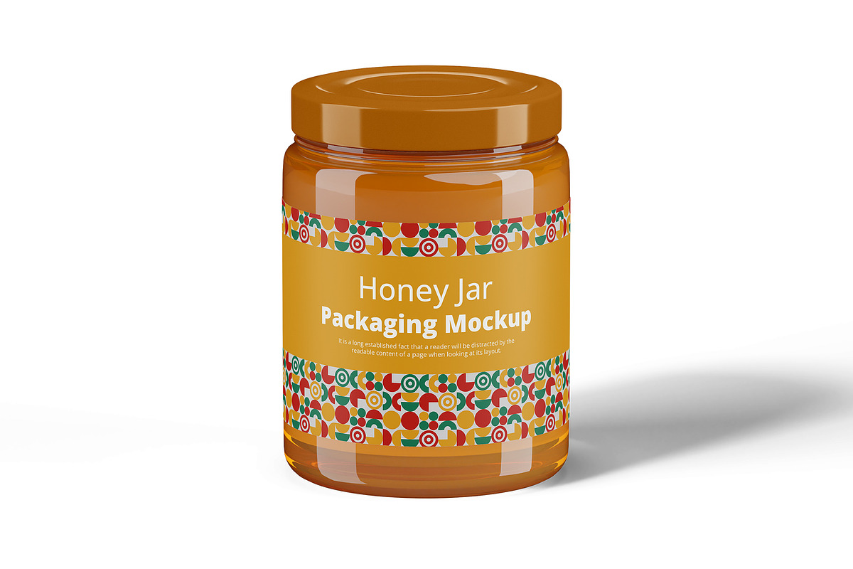 Honey Jar Packaging Mockup, a Product Mockup by Mockupfit (Photo 1 of 2)